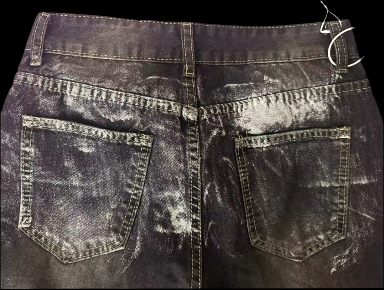 BELT DENIM JEANS