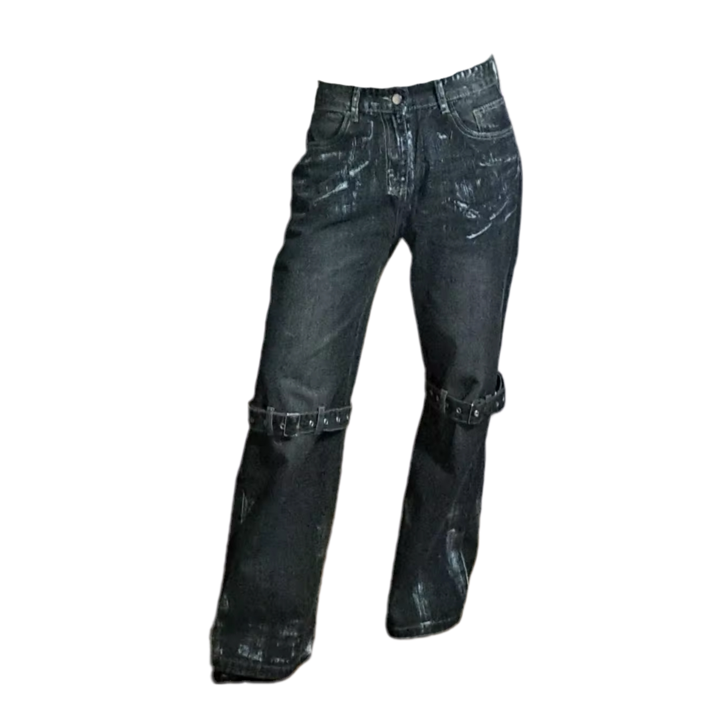 BELT DENIM JEANS