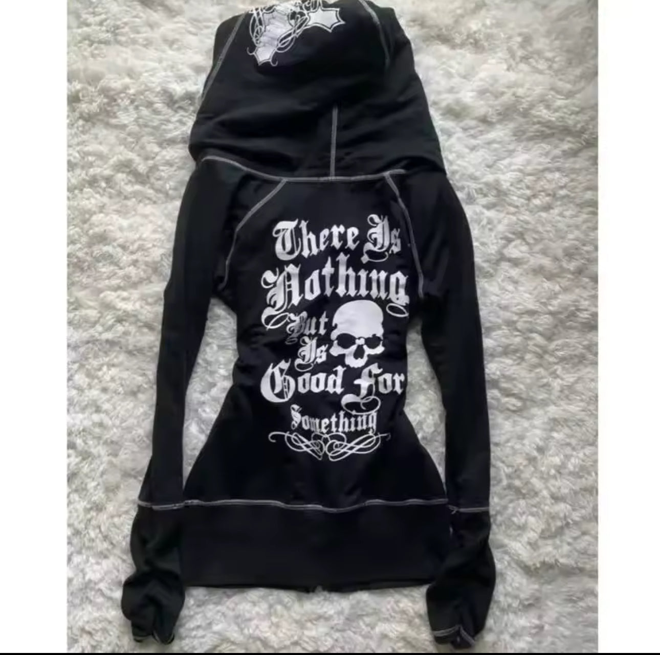 White Cheetah Print - Crossbones Jumper