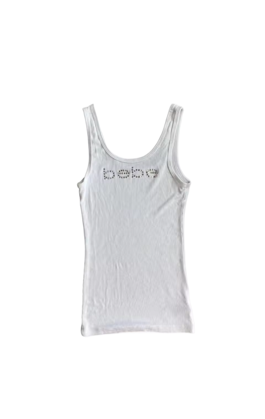 White bebe vest